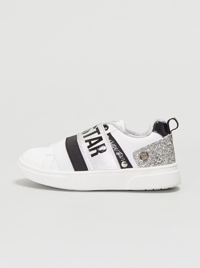 Sneakers basse - 'I am a star' bianco - Kiabi
