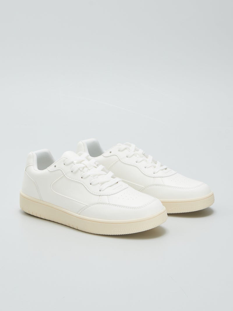 Sneakers basse bianco - Kiabi