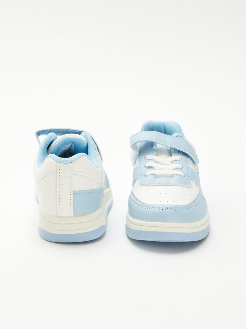 Sneakers basse bicolore Blu - Kiabi