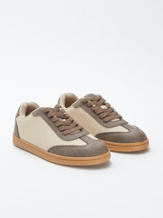 Sneakers basse bicolori