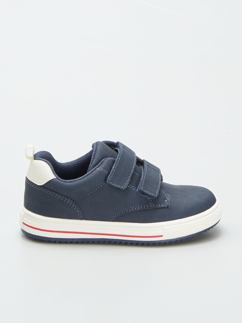Sneakers basse con apertura a strappo BLU - Kiabi