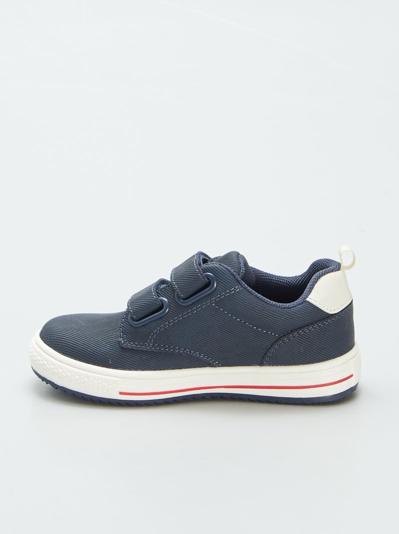 Sneakers basse con apertura a strappo BLU - Kiabi