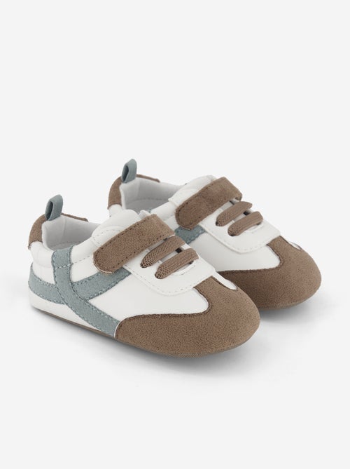 Sneakers basse con apertura a strappo e lacci - Kiabi