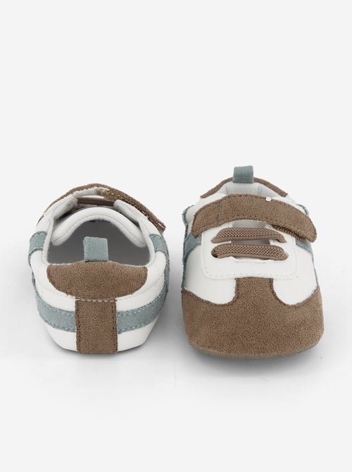Sneakers basse con apertura a strappo e lacci - Kiabi