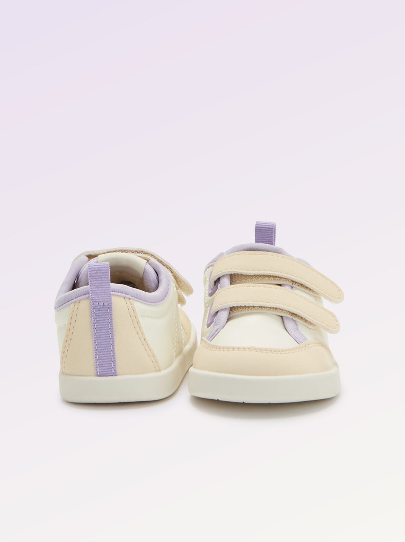 Sneakers basse con chiusura a strappo - Barefoot Bianco - Kiabi