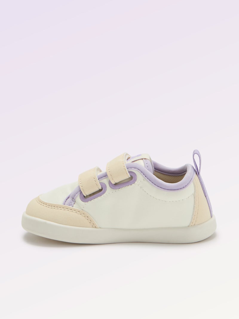 Sneakers basse con chiusura a strappo - Barefoot Bianco - Kiabi