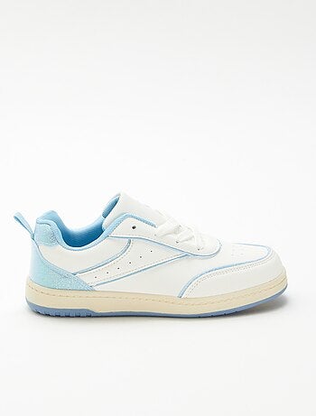Sneakers basse con dettagli glitterati