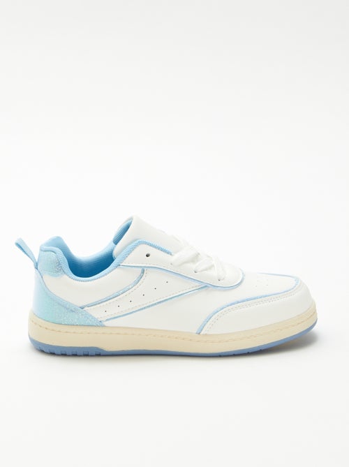 Sneakers basse con dettagli glitterati - Kiabi