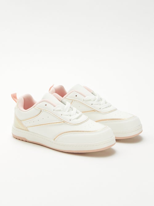 Sneakers basse con dettagli glitterati - Kiabi