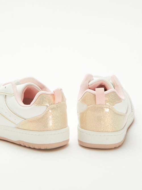 Sneakers basse con dettagli glitterati - Kiabi