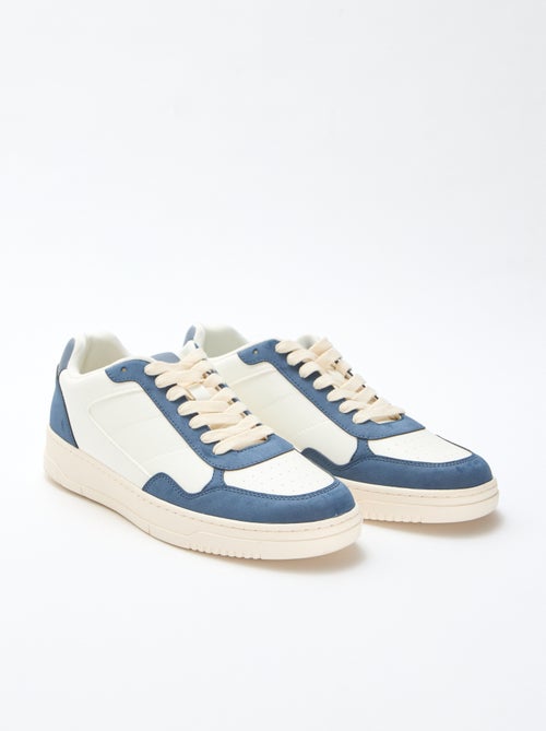 Sneakers basse con dettaglio bicolore - Kiabi