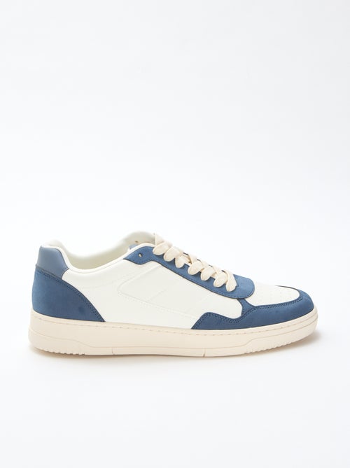Sneakers basse con dettaglio bicolore - Kiabi