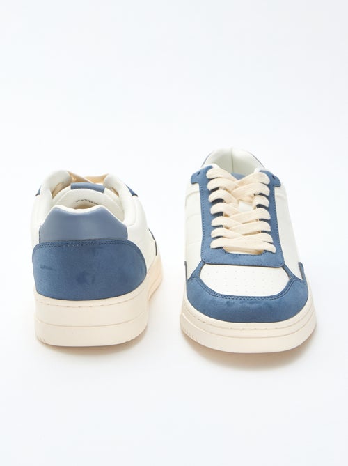 Sneakers basse con dettaglio bicolore - Kiabi
