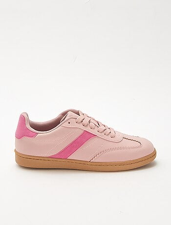 Sneakers basse con inserti a contrasto