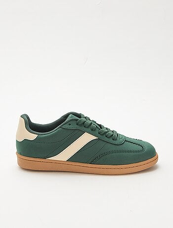 Sneakers basse con inserti a contrasto