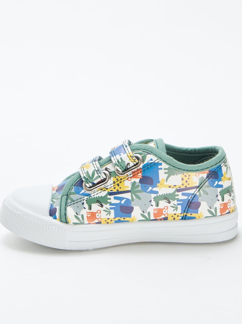 Sneakers basse con stampa BLU - Kiabi
