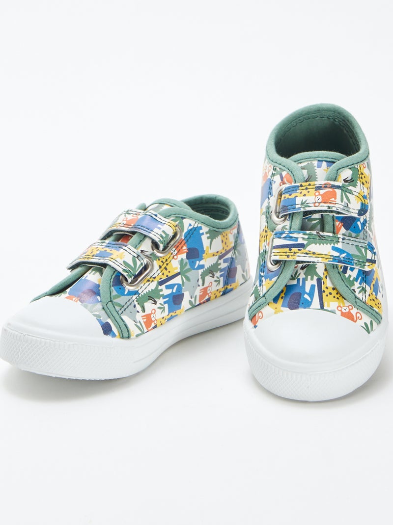 Sneakers basse con stampa BLU - Kiabi