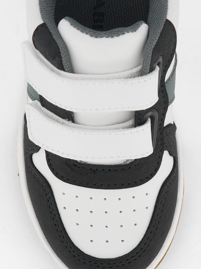 Sneakers basse con strappi Bianco - Kiabi