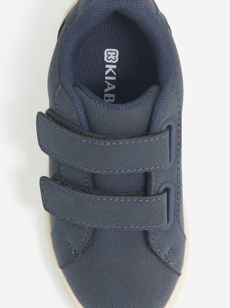 Sneakers basse con strappi Blu - Kiabi
