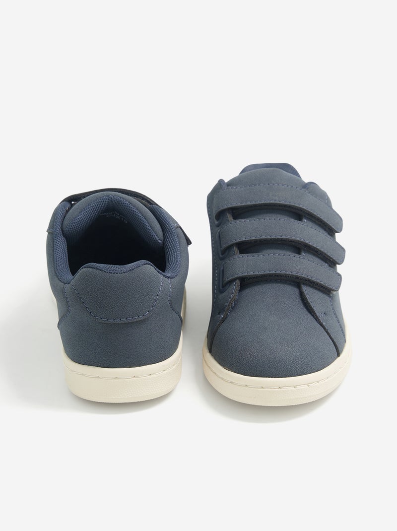 Sneakers basse con strappi Blu - Kiabi