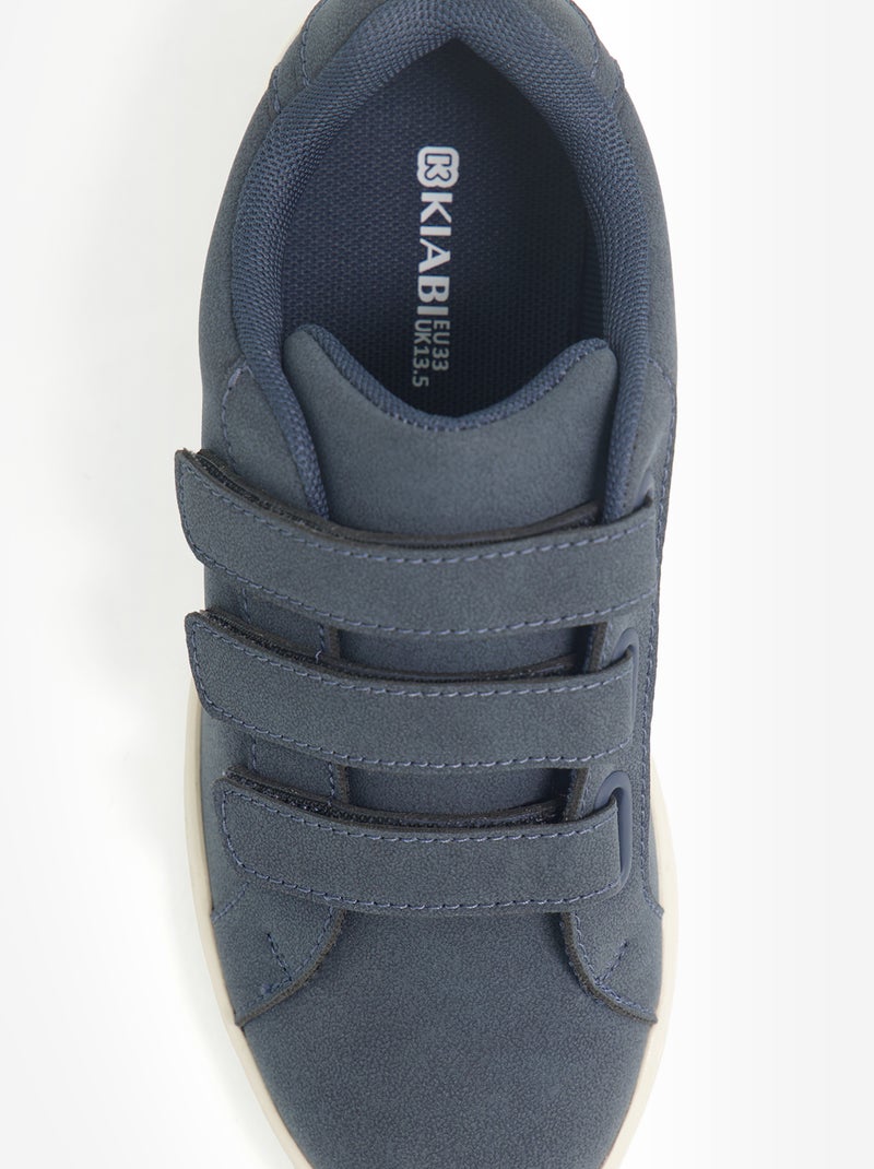 Sneakers basse con strappi Blu - Kiabi