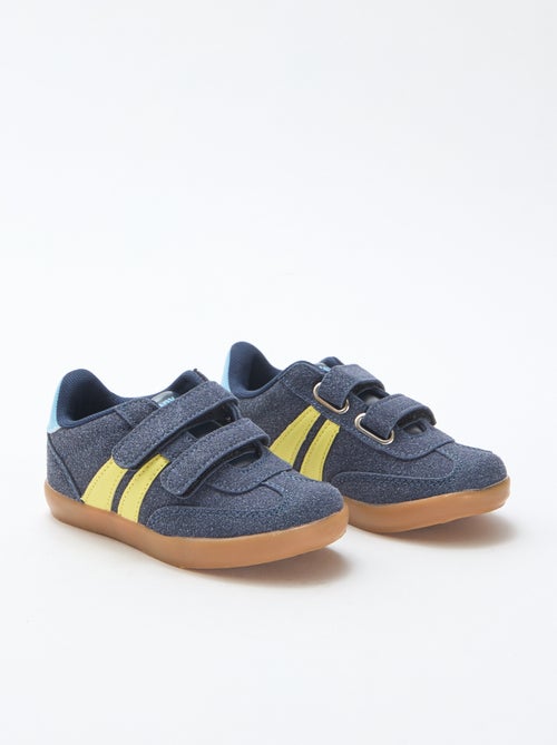 Sneakers basse con strappi tricolore - Kiabi