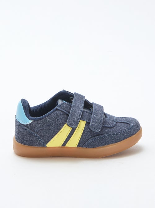 Sneakers basse con strappi tricolore - Kiabi