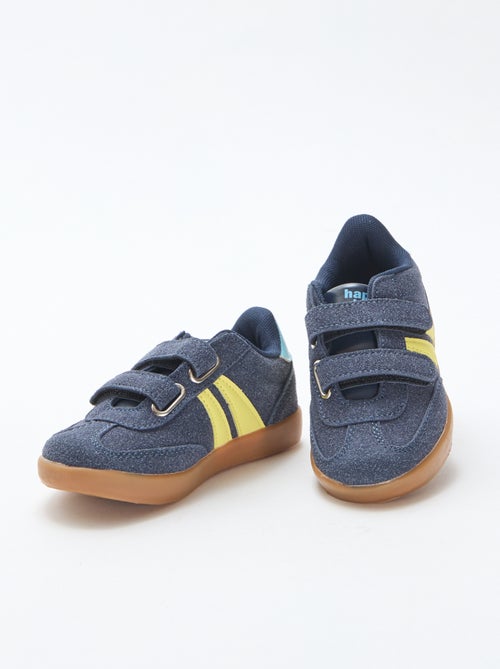 Sneakers basse con strappi tricolore - Kiabi