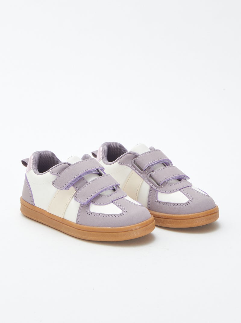 Sneakers basse con strappi VIOLA - Kiabi