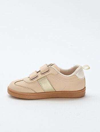 Sneakers basse con velcro