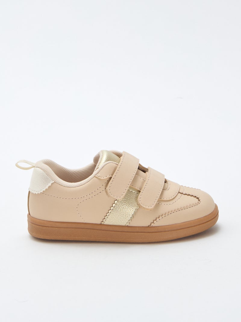 Sneakers basse con velcro Bianco - Kiabi