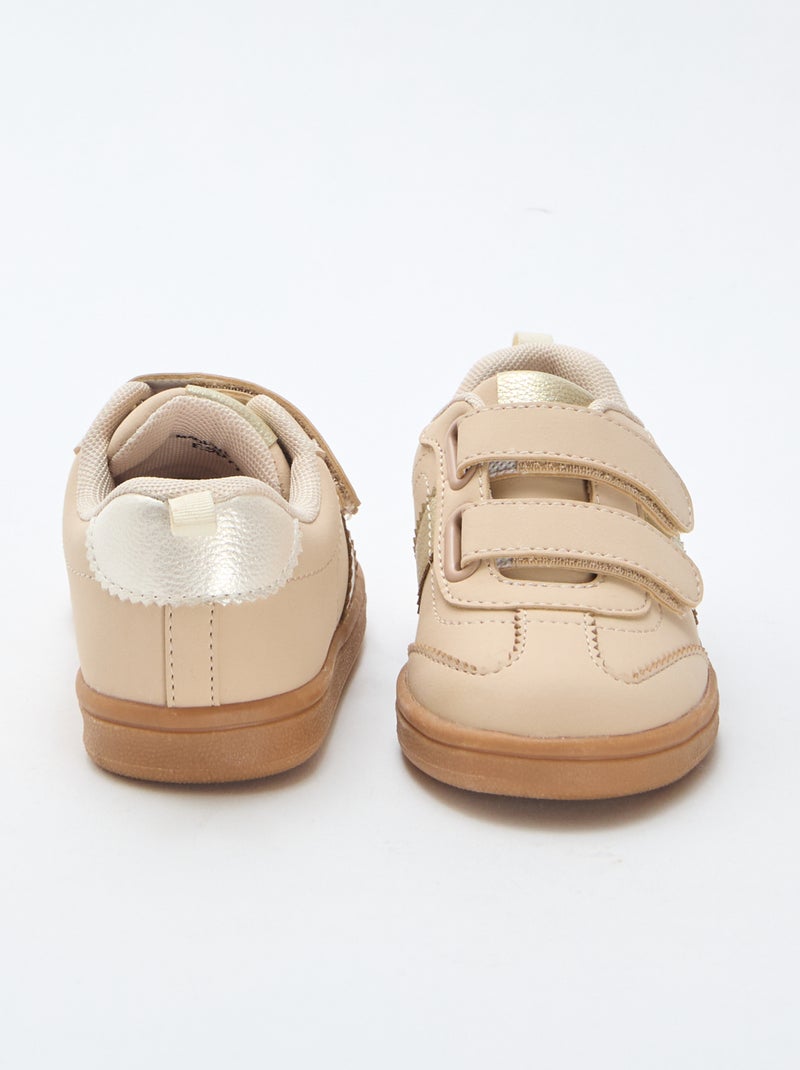 Sneakers basse con velcro Bianco - Kiabi