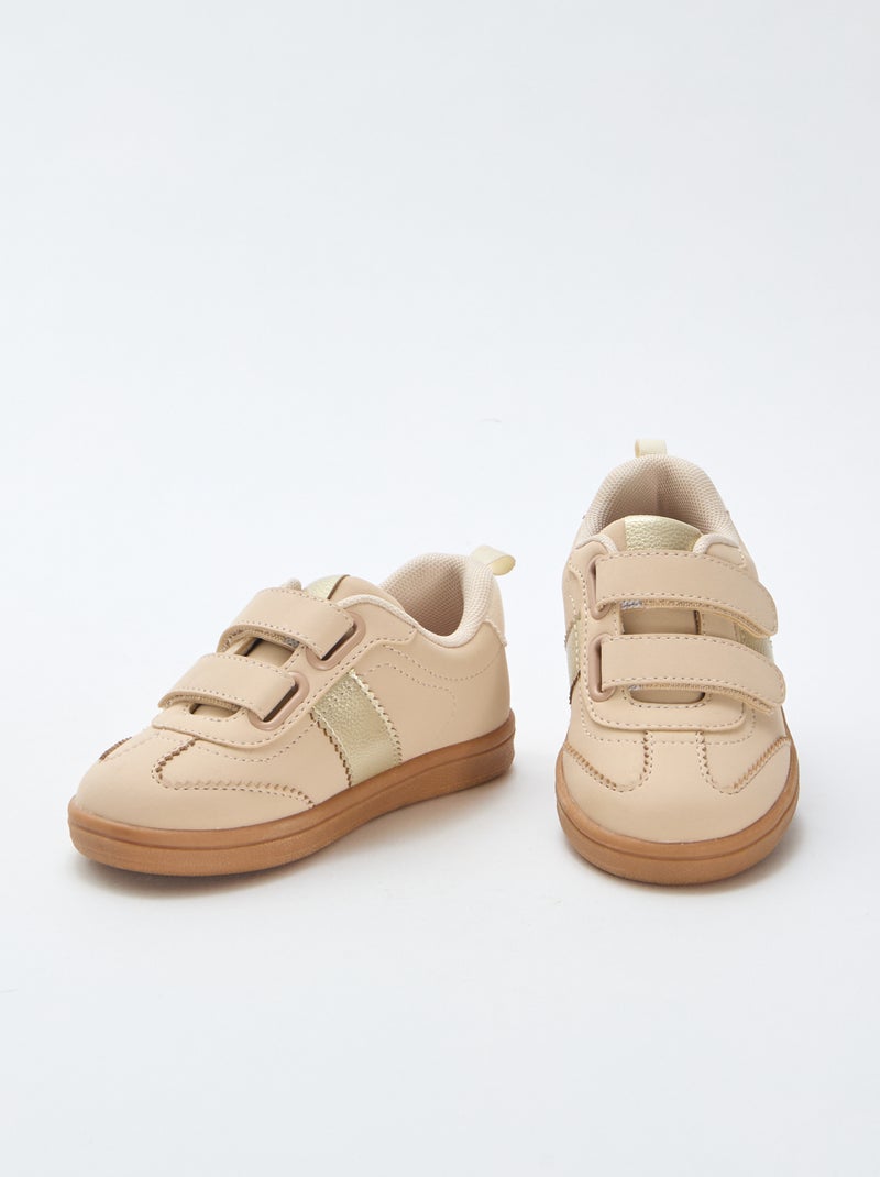 Sneakers basse con velcro Bianco - Kiabi