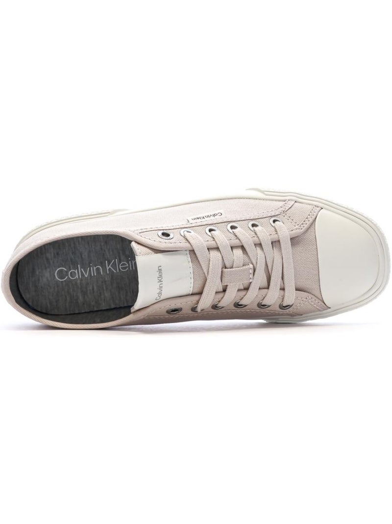 Sneakers Basse Donna Calvin Klein Jeans con Lacci Rosa - Kiabi
