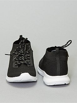 Sneakers basse effetto tessuto - Kiabi