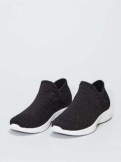 Sneakers basse forma pantofole con paillettes - Kiabi