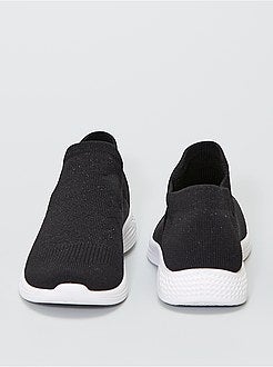 Sneakers basse forma pantofole con paillettes - Kiabi