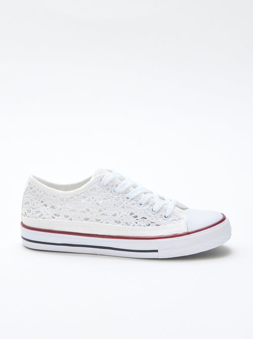 Sneakers basse in macramè - Kiabi