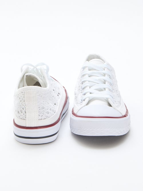 Sneakers basse in macramè - Kiabi