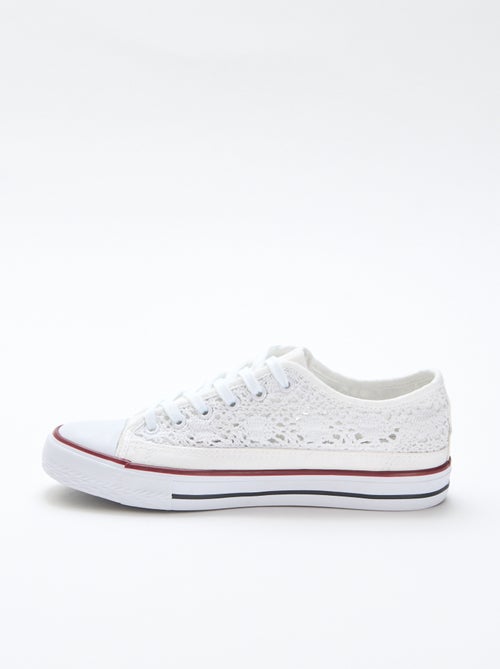 Sneakers basse in macramè - Kiabi