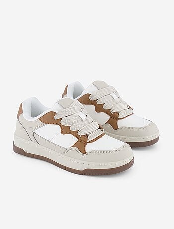 Sneakers basse in similpelle