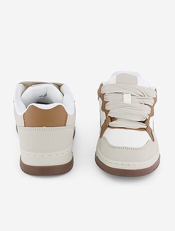 Sneakers basse in similpelle