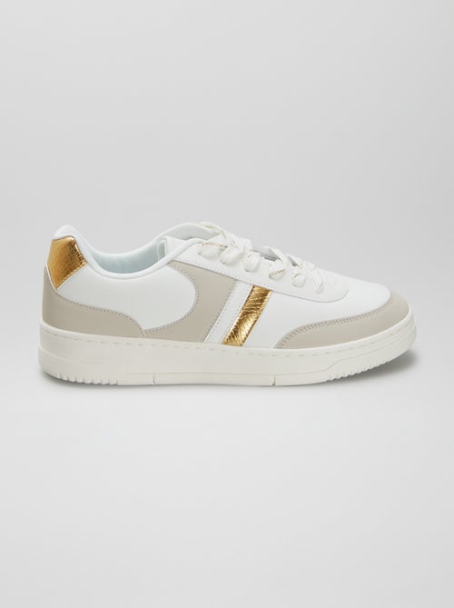 Sneakers basse in similpelle - Kiabi