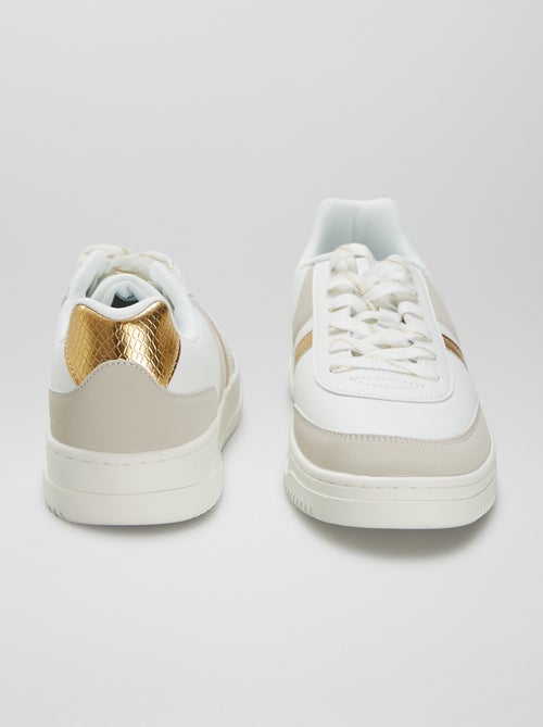 Sneakers basse in similpelle - Kiabi