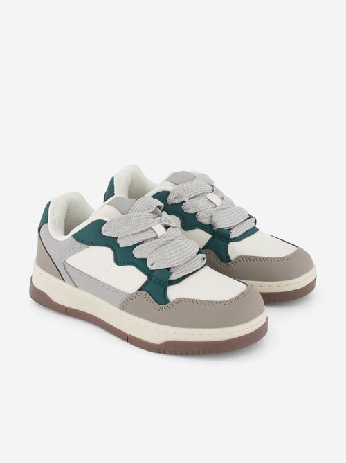 Sneakers basse in similpelle - Kiabi Sneakers basse in similpelle - Kiabi