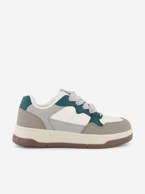 Sneakers basse in similpelle - Kiabi Sneakers basse in similpelle - Kiabi