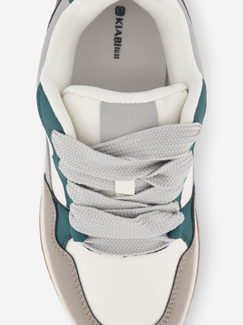 Sneakers basse in similpelle - Kiabi Sneakers basse in similpelle - Kiabi