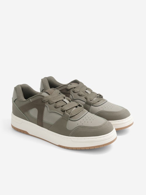 Sneakers basse in similpelle - Kiabi Sneakers basse in similpelle - Kiabi