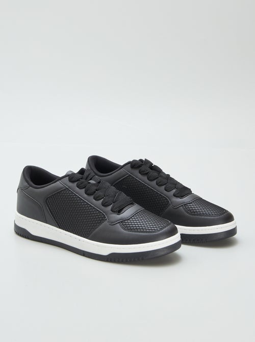 Sneakers basse in similpelle - Kiabi