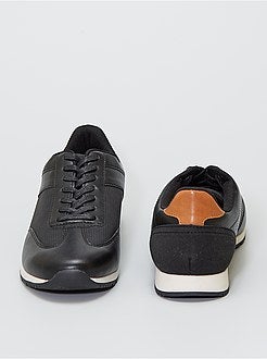 Sneakers basse in similpelle - Kiabi